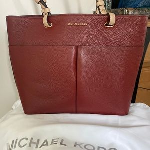 Michael Kors leather pocket tote